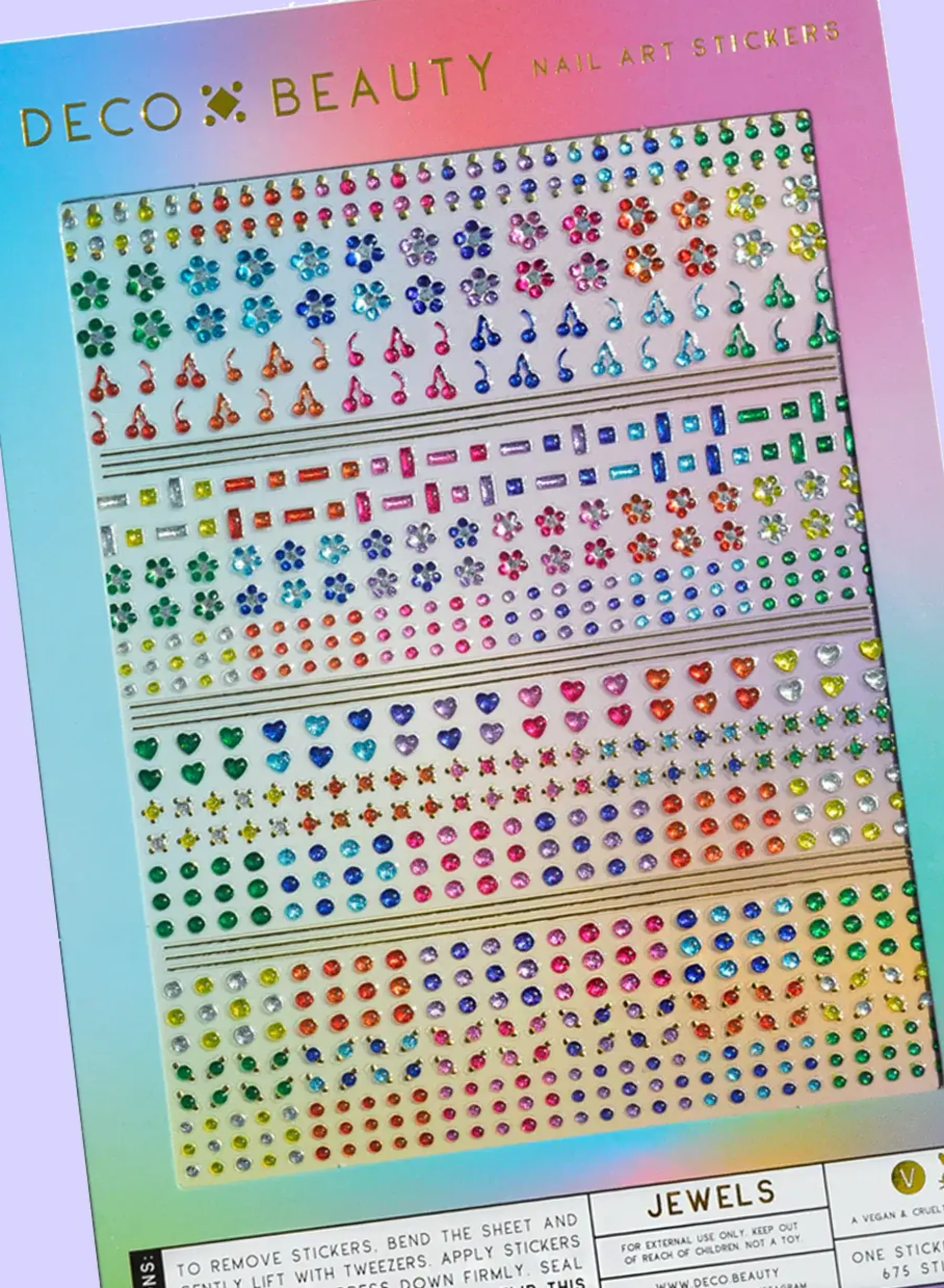 Clearance Nail Art Stickers Jewels Veganer Nagellack|Nagelkunst