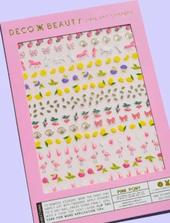 Nail Art Stickers Pink Pony Veganer Nagellack|Nagelkunst