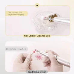 Best Nail Drill Bits Cleaner Box 1. Nagels Voorbereiden|1. Nagels Voorbereiden