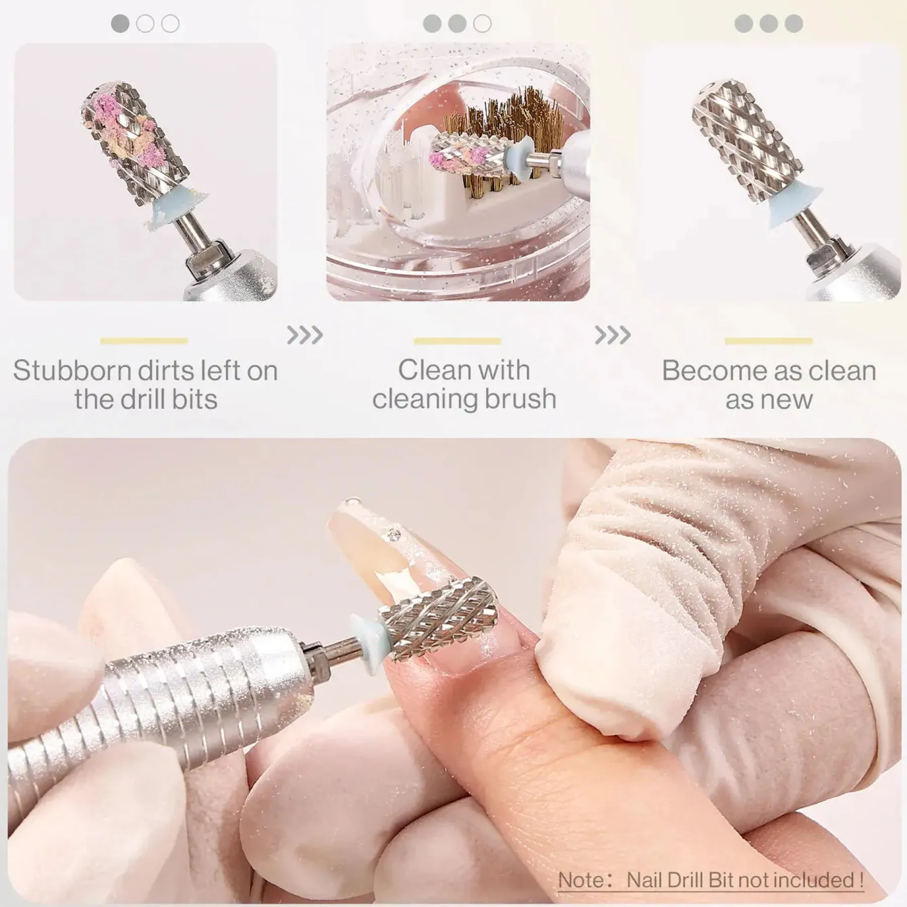 Best Nail Drill Bits Cleaner Box 1. Nagels Voorbereiden|1. Nagels Voorbereiden