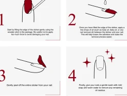 New Nail Strips Blue Hole Magnet 3. Nail Wraps