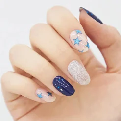Best Nail Strips Starry Night 3. Nail Wraps