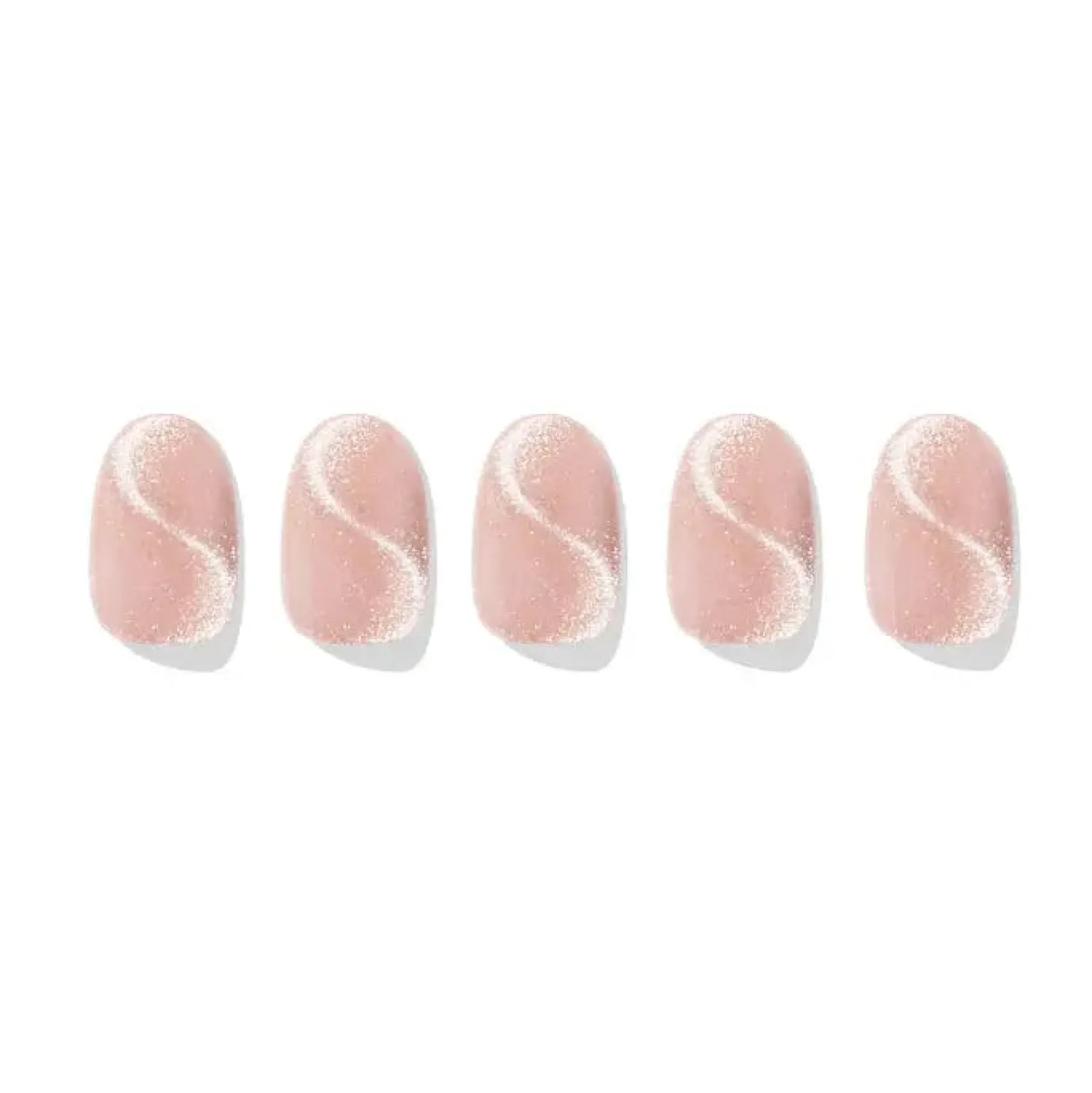 Best Nail Strips Wave Pink Magnet 3. Nail Wraps