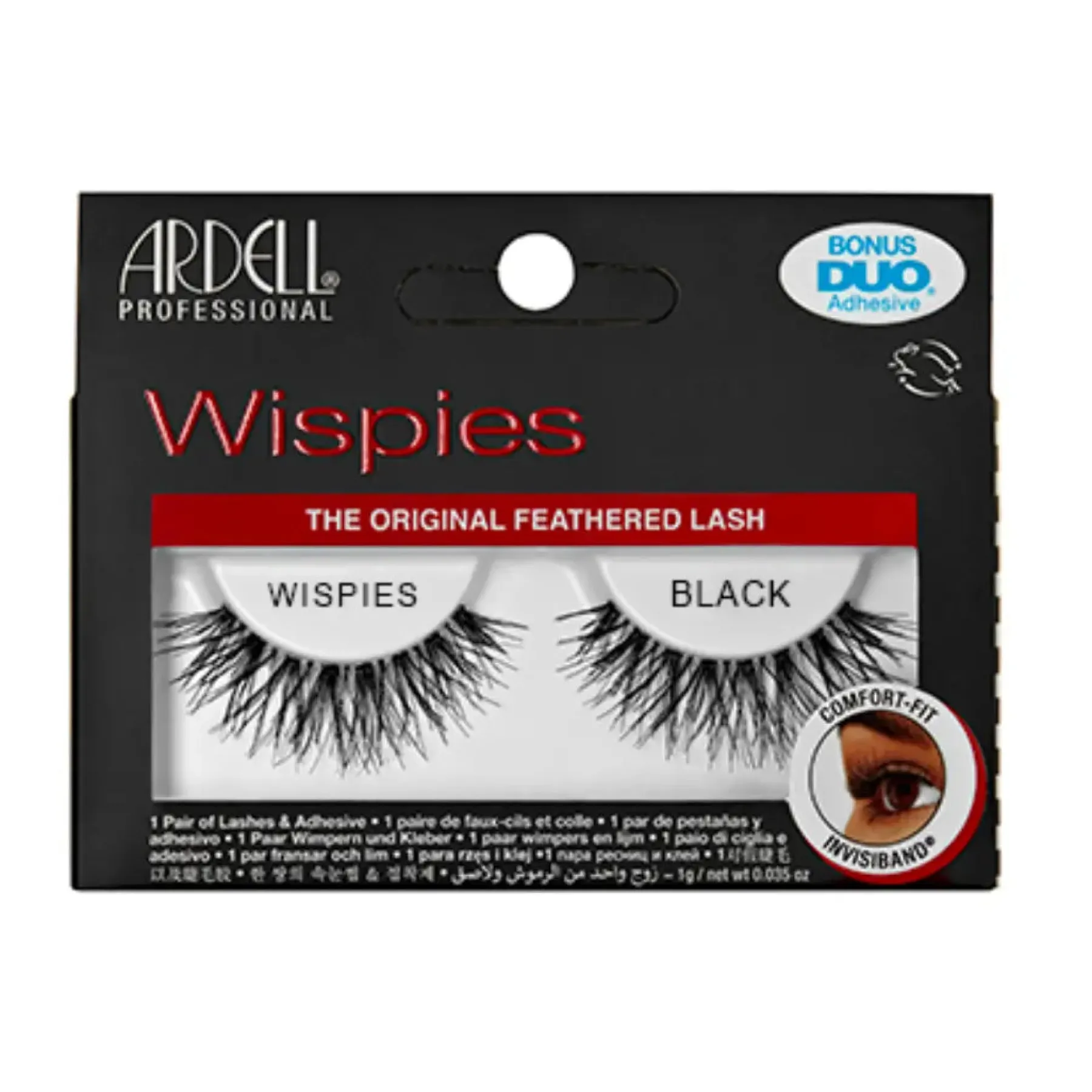 Hot Natural Lashes 810 Wispies Invisibands Künstliche Wimpern