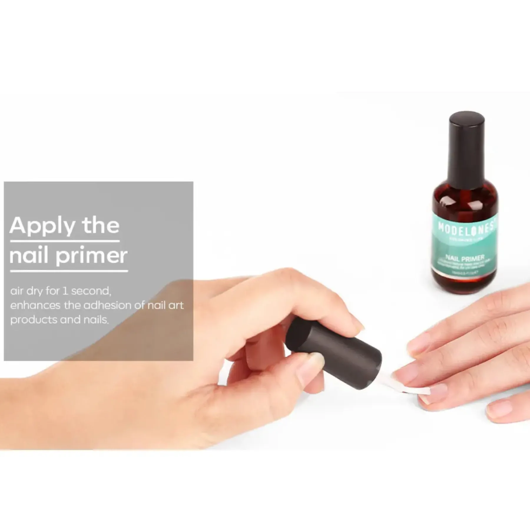 Hot Natural Nail Prep Dehydrator & Primer Set Veganer Nagellack|2. Ontvetten & Hechting