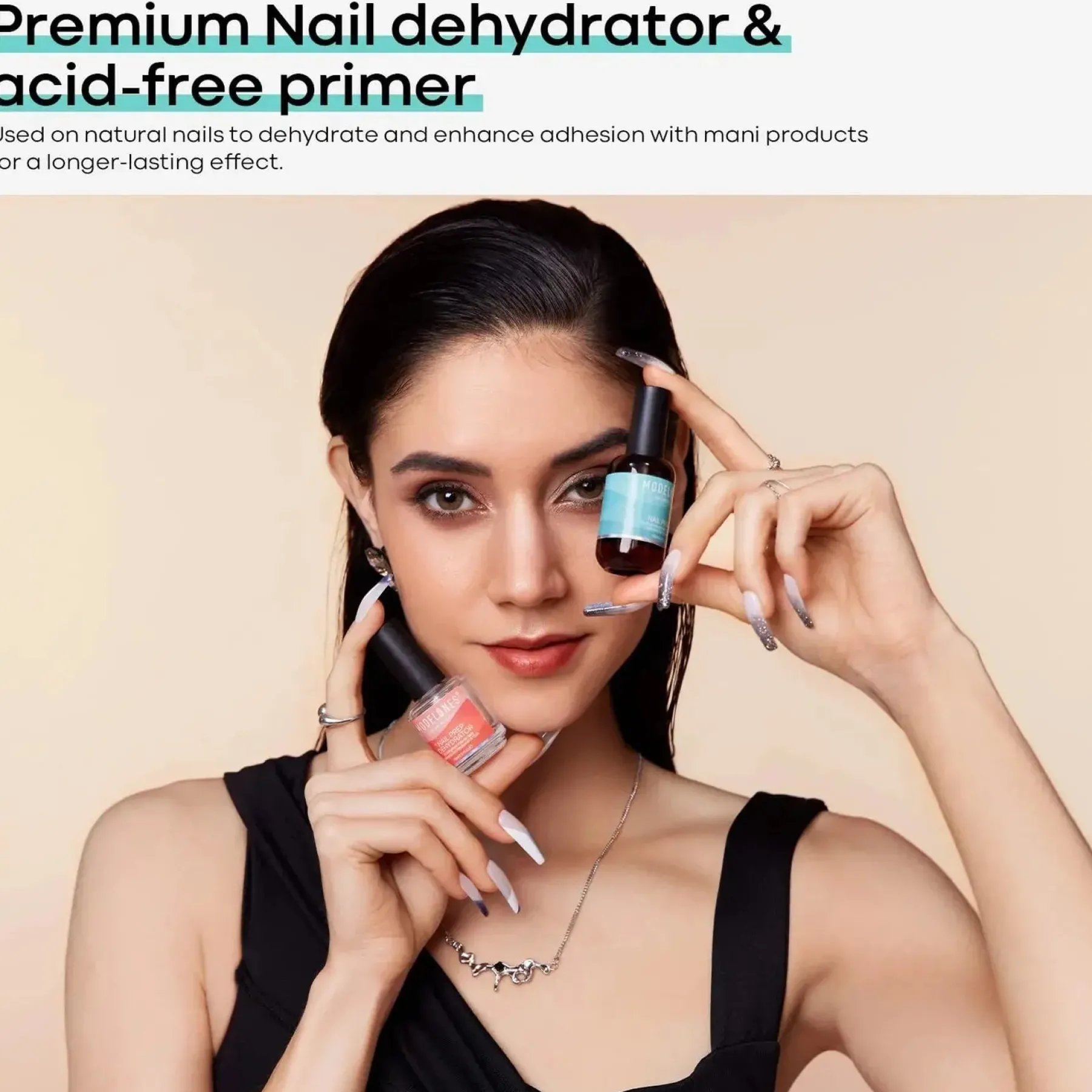 Hot Natural Nail Prep Dehydrator & Primer Set Veganer Nagellack|2. Ontvetten & Hechting