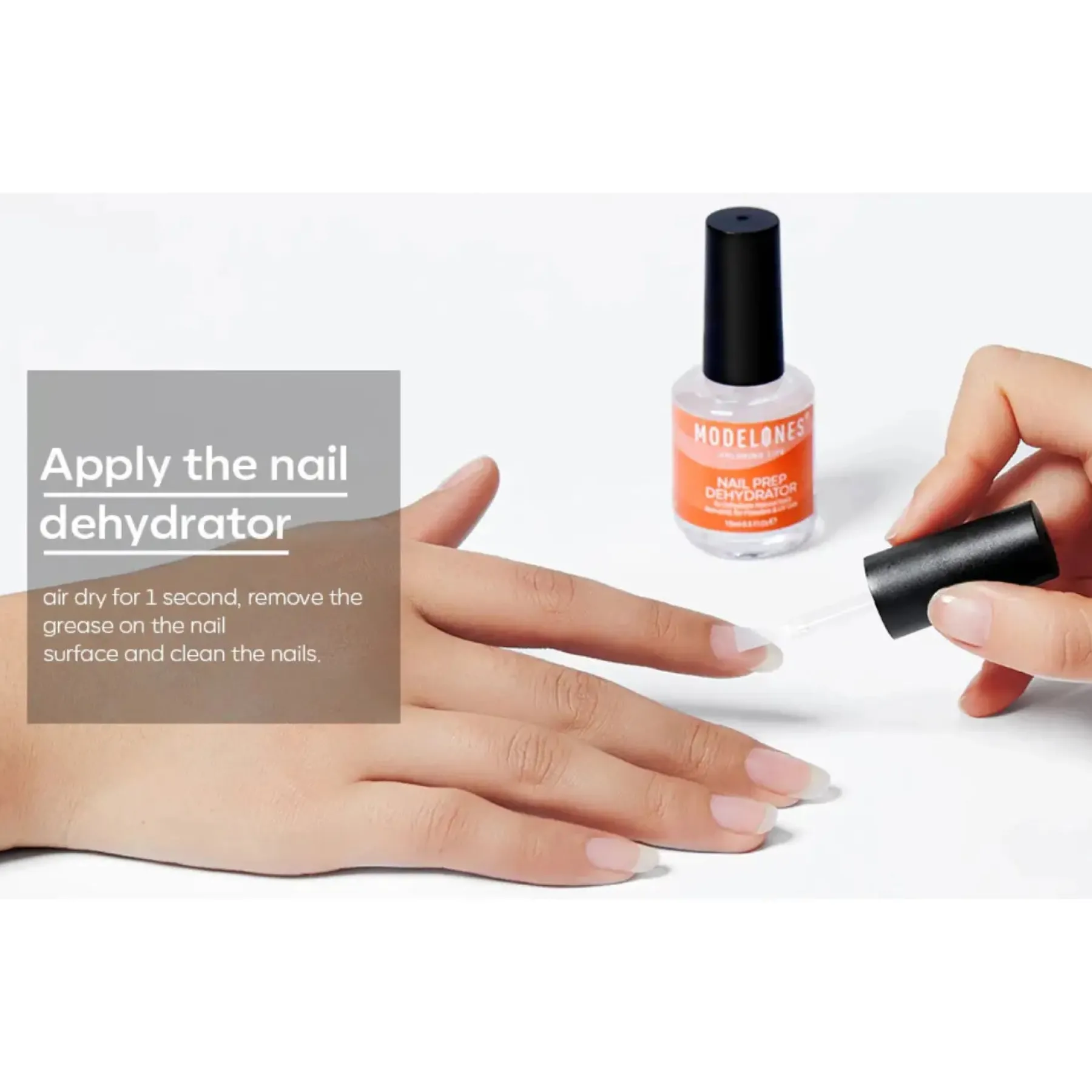Hot Natural Nail Prep Dehydrator & Primer Set Veganer Nagellack|2. Ontvetten & Hechting