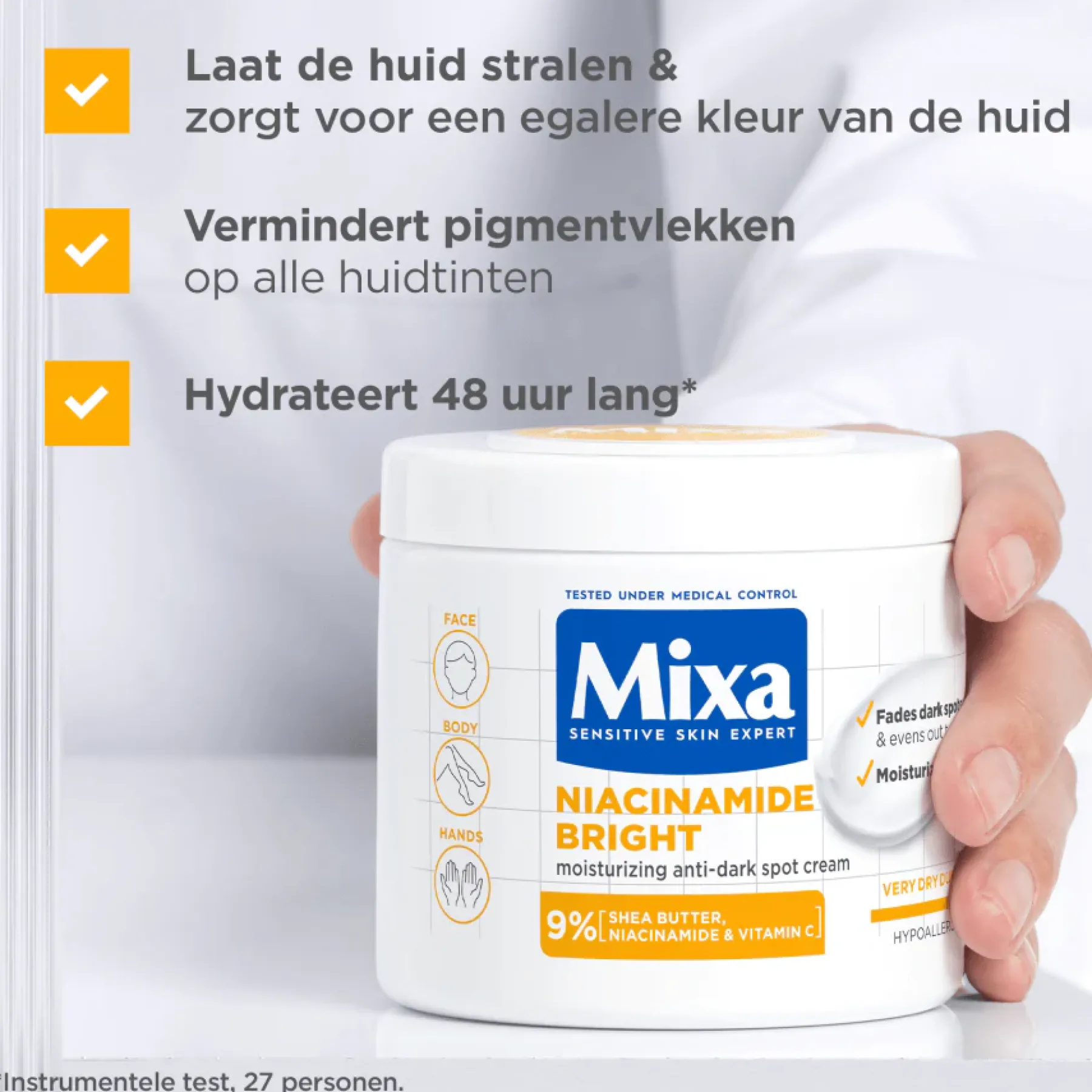 New Niacinamide Bright Moisturizing Cream Everything Shower|Hauptzutat