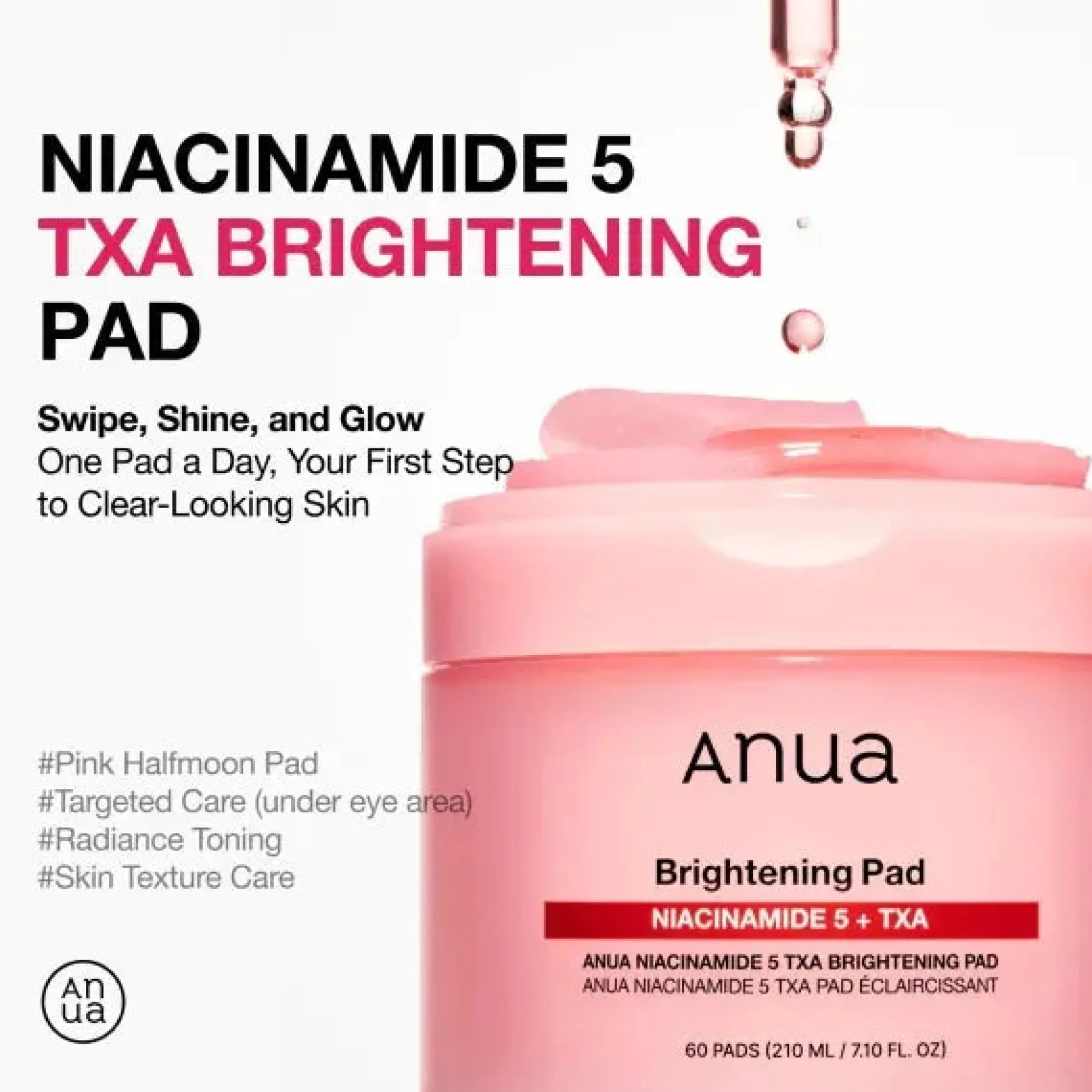 Outlet Niacinamide 5 TXA Brightening Pad Hauptzutat|Toner Pads