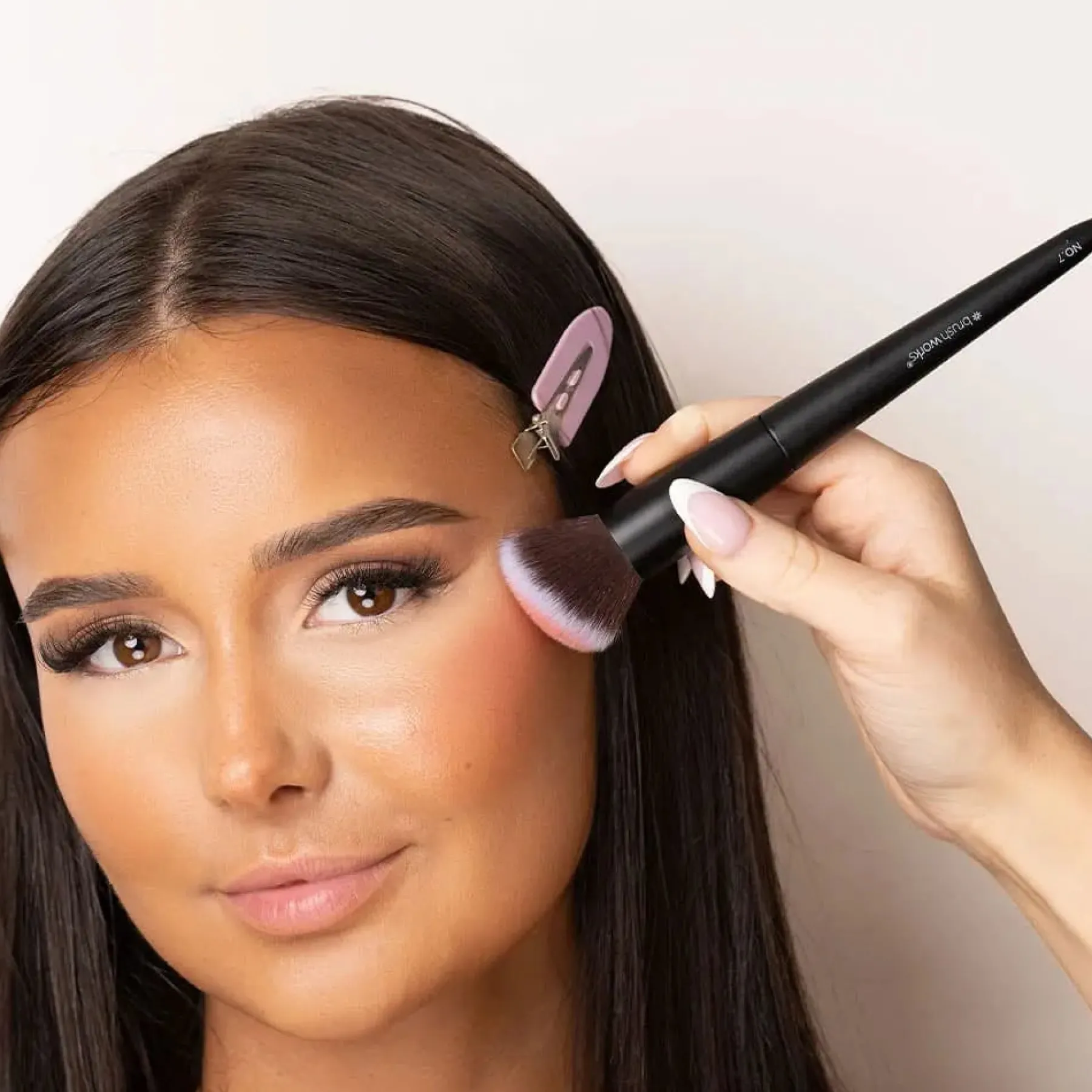 Discount No. 7 Angled Blush Brush Tön Mehr|Rouge Pinsel