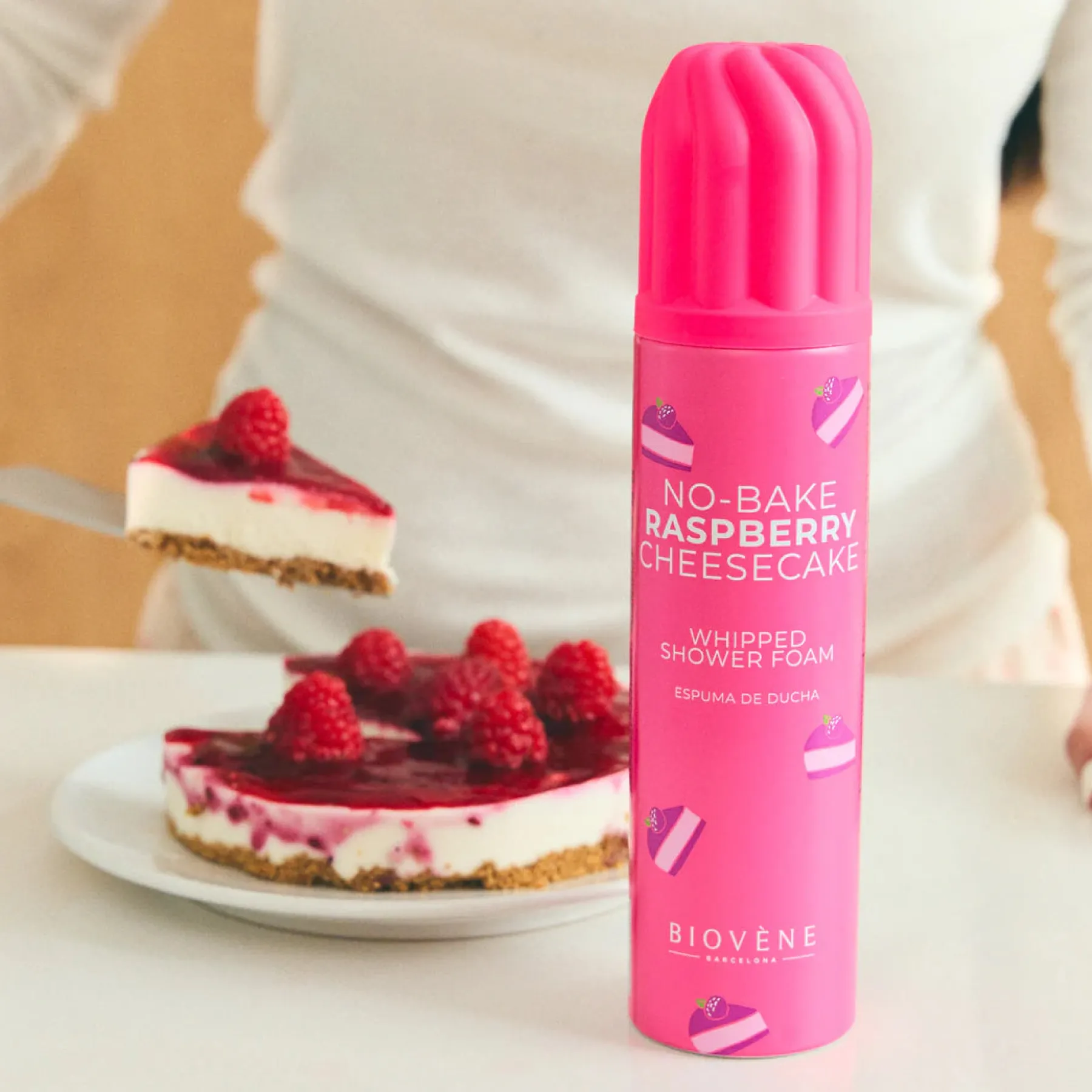 Hot No-bake Raspberry Cheesecake Whipped Shower Foam Vegan Pflege|Hautprobleme