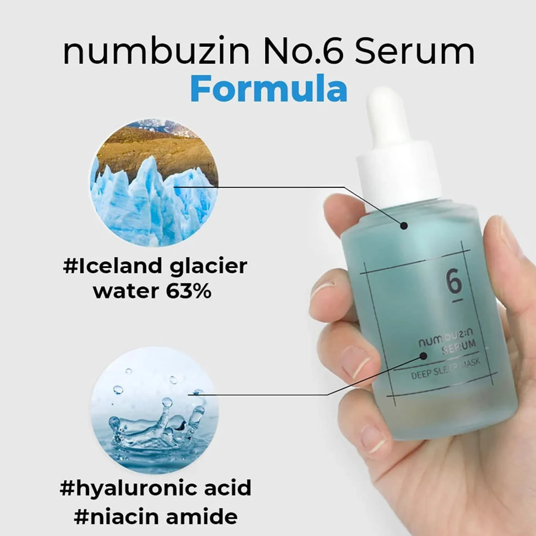 Hot No.6 Deep Sleep Mask Serum Hauptzutat|Beruhigendes Serum