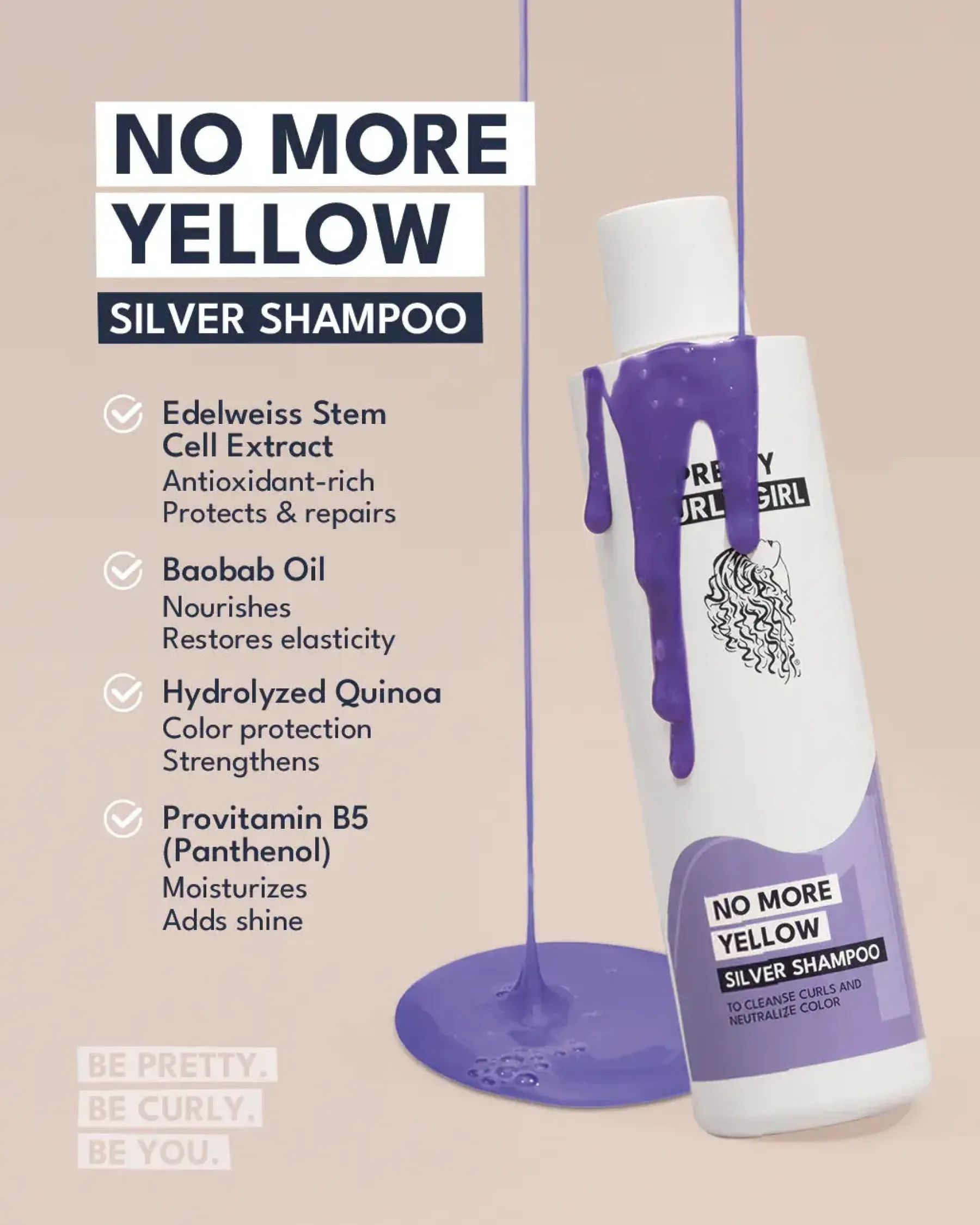 Clearance No More Yellow Silver Shampoo Shampoo|Vegane Haarpflege