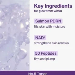 Discount No.9 NAD+ PDRN Glow Boosting Toner Alle Korean Skincare|Toners