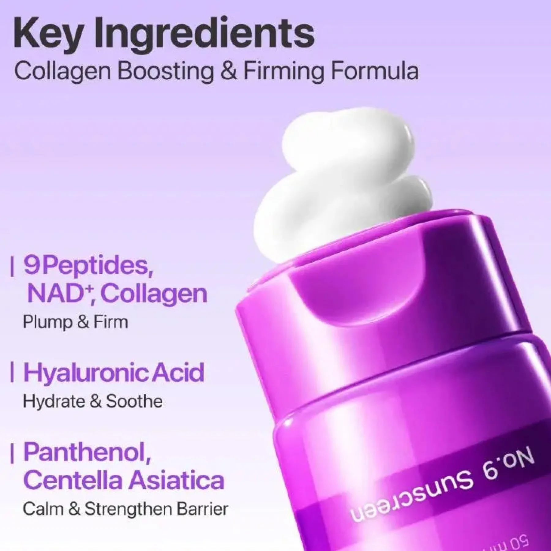 Online No.9 NAD+ 9 Peptides Dewy Sun Essence Essence|Hauptzutat