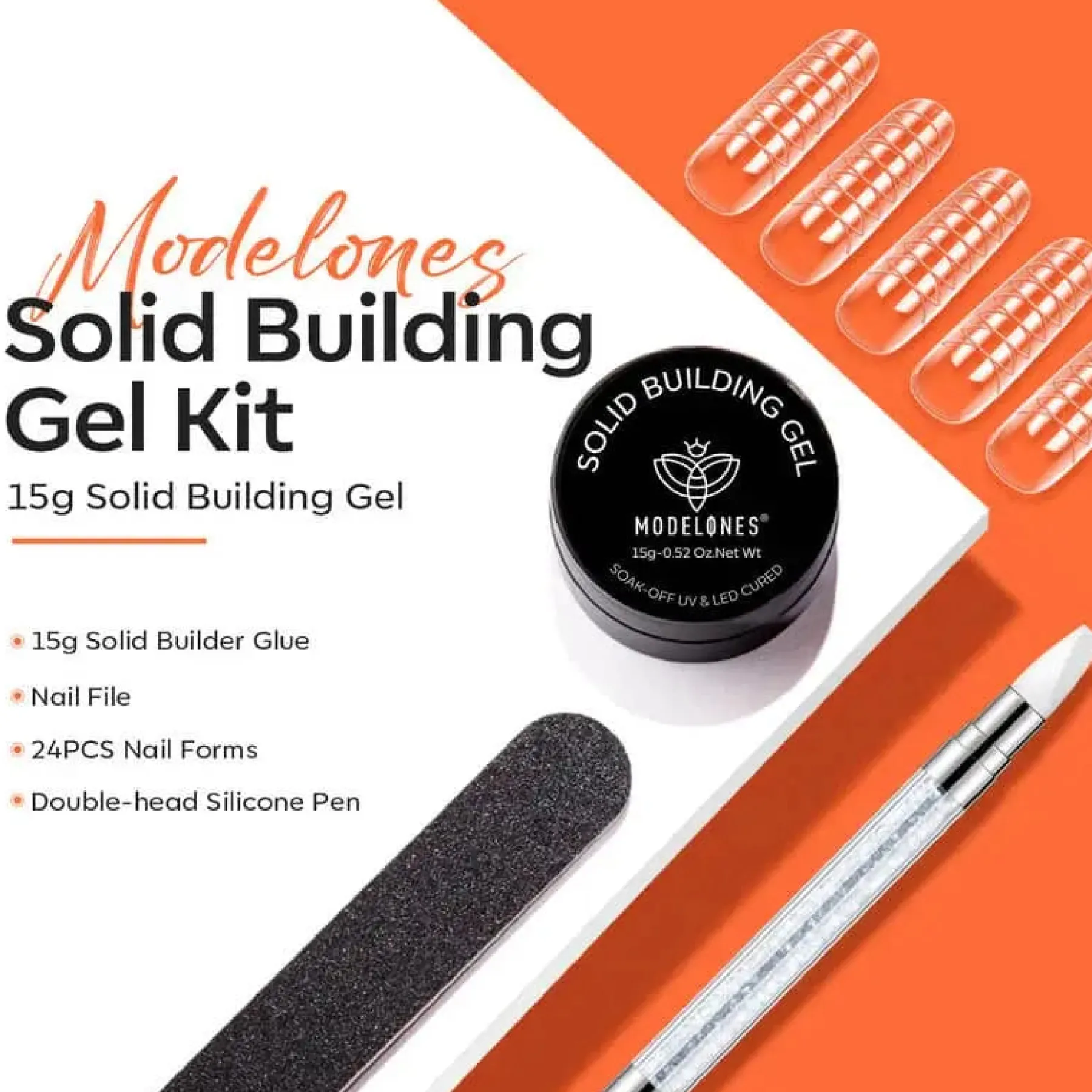 Outlet Non-Stick Hands Solid Builder Gel Kit Nagelkunst