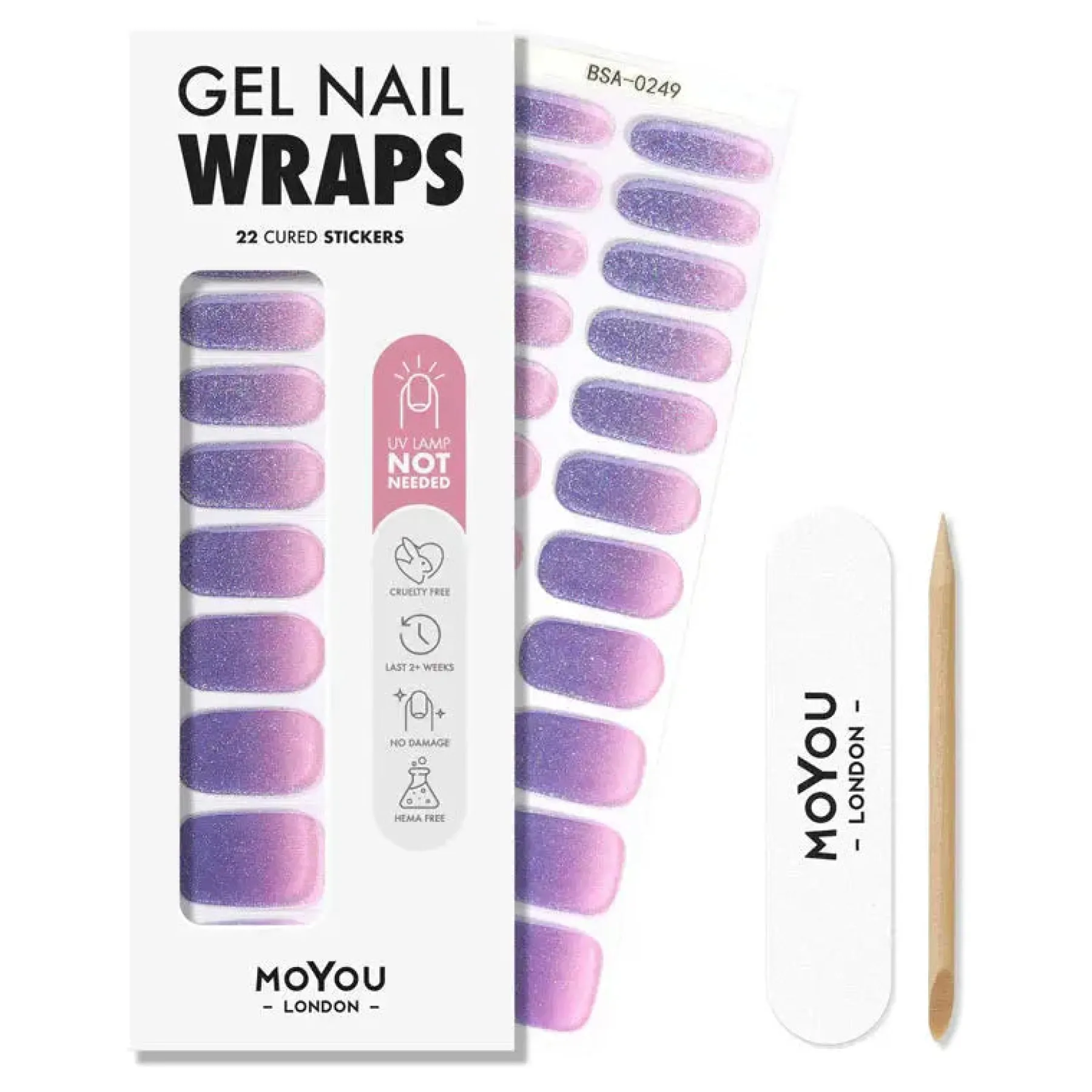 Sale Non-UV Gel Wraps Sweet Fade 3. Nail Wraps