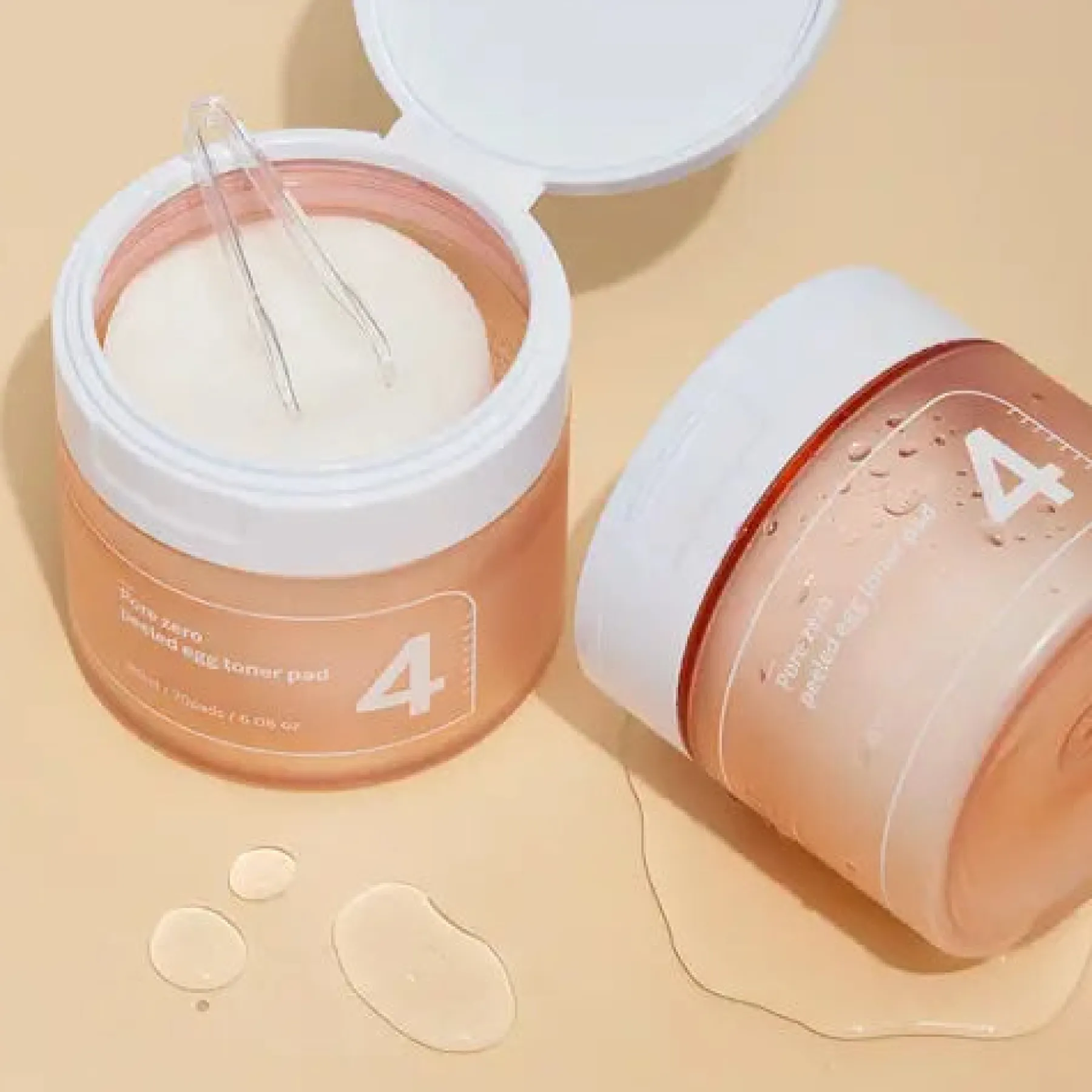 No.4 Pore Zero Peeled Egg Toner Pad Hauptzutat|Toner Pads