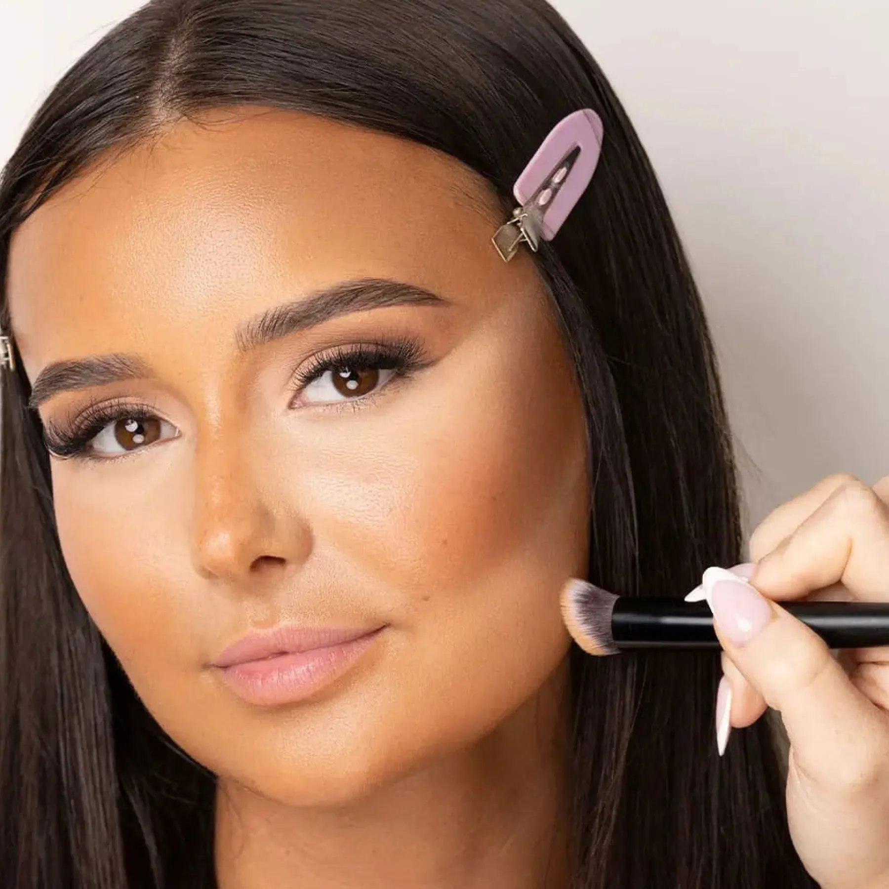New No. 8 Precise Angled Concealer Buffing Brush Concealer|Tön Mehr
