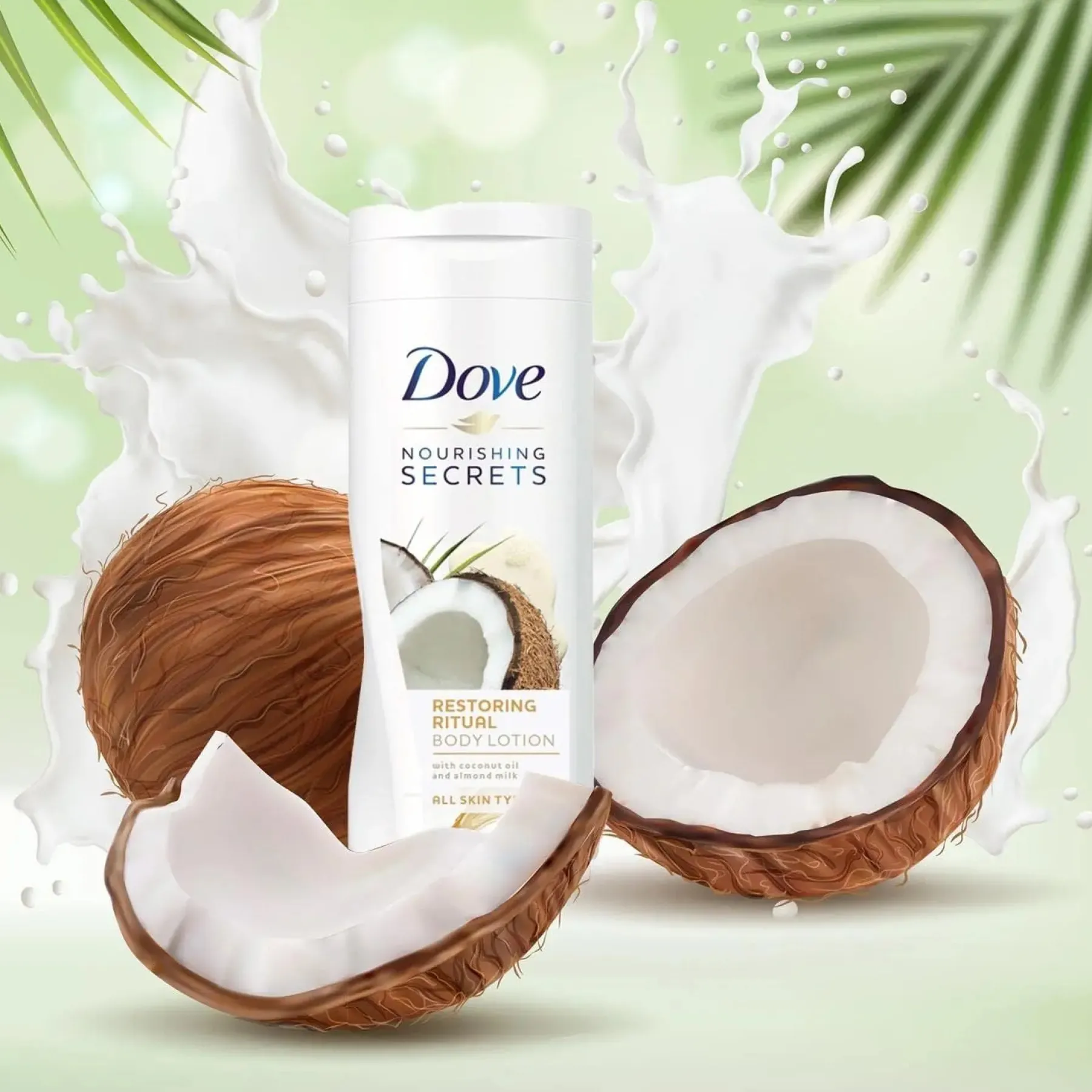 Clearance Nourishing Secrets Restoring Coconut Body Lotion 250 ml. Hauptzutat|Körperlotion