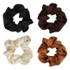 Online Nude Satin Scrunchies Set Haarpflege-Routinen & Sets|Haargummis