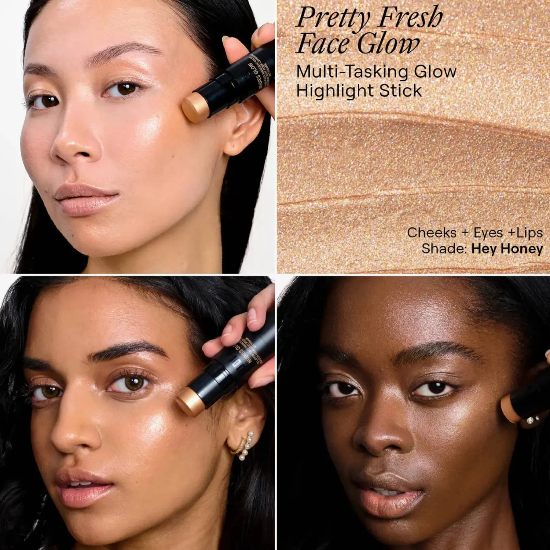 Best Nudies Glow Highlighter Stick Hey Honey Highlighter|Vegan Highlighter