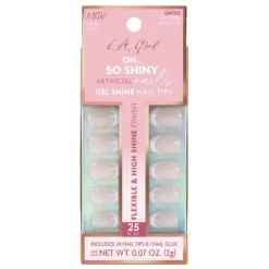 Sale Oh So Shiny Nail Tips Modern French Künstliche Nägel