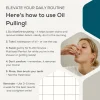 Clearance Oil Pulling Mouthwash English Peppermint Vegan Pflege|Oil Pulling