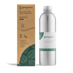 Clearance Oil Pulling Mouthwash Spearmint Vegan Pflege|Oil Pulling