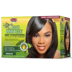 New Olive Relaxer Kit Regular Haarprobleem|Hauptzutat