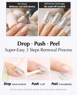 Sale One Kill Remover + Peel Off Base Set Korean Nails|Gel Nagellackentferner