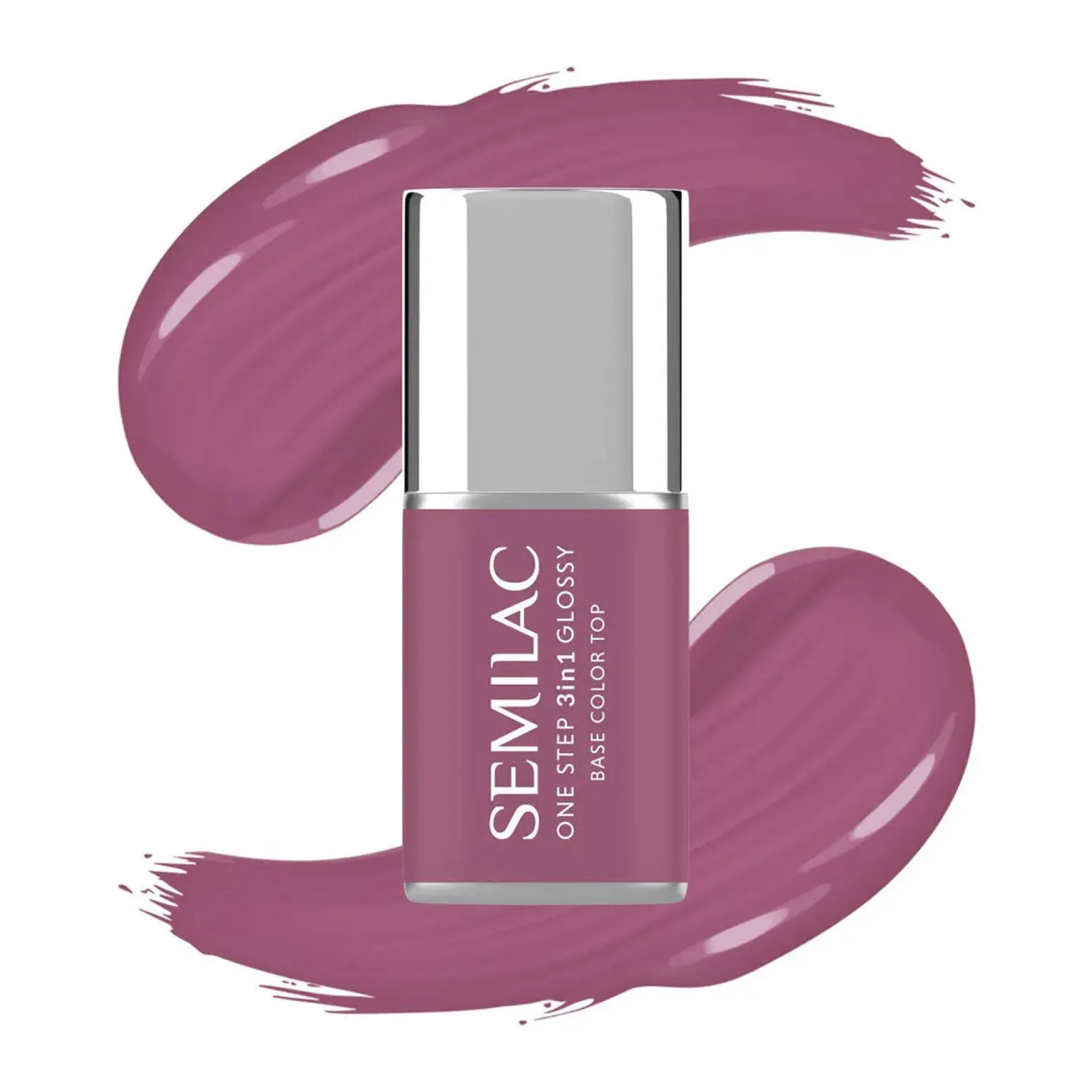 Online One Step 3in1 Glossy S205 Purple Beige Veganer Nagellack|Hema-Frei