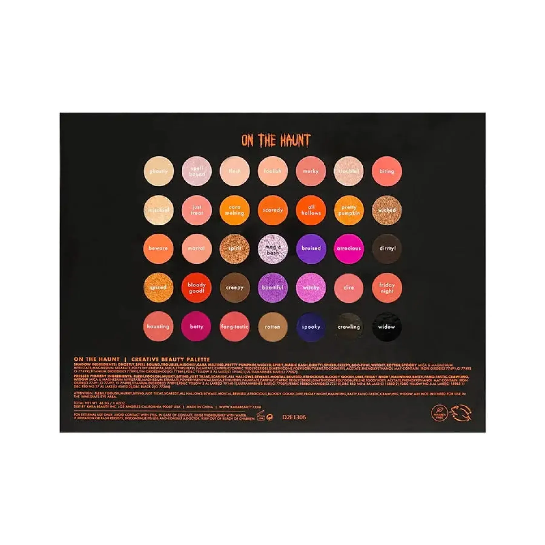Outlet On the Haunt 35 Shades Palette Lidschatten|Vegane Lidschatten