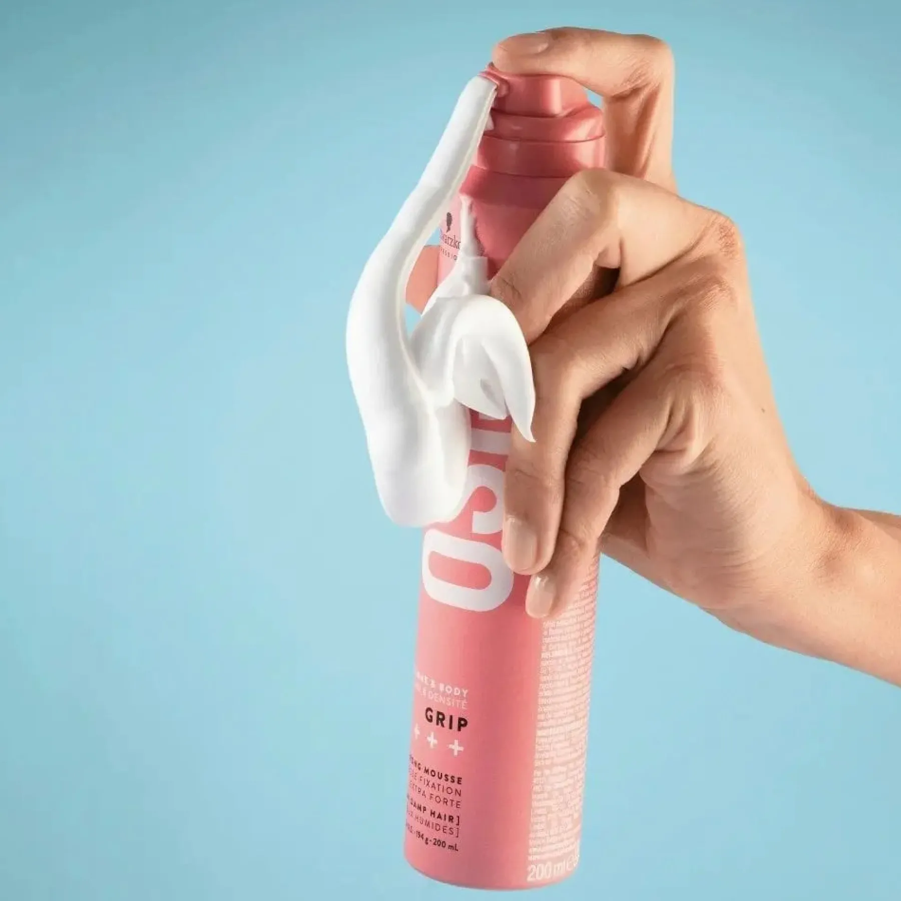 Hot Osis+ Grip Extra Strong Foam Haarschaum|Haarprobleem