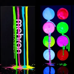 Hot Paradise FX 8 Color Magnetic Palette Neon UV Glow Schminke|Schminke