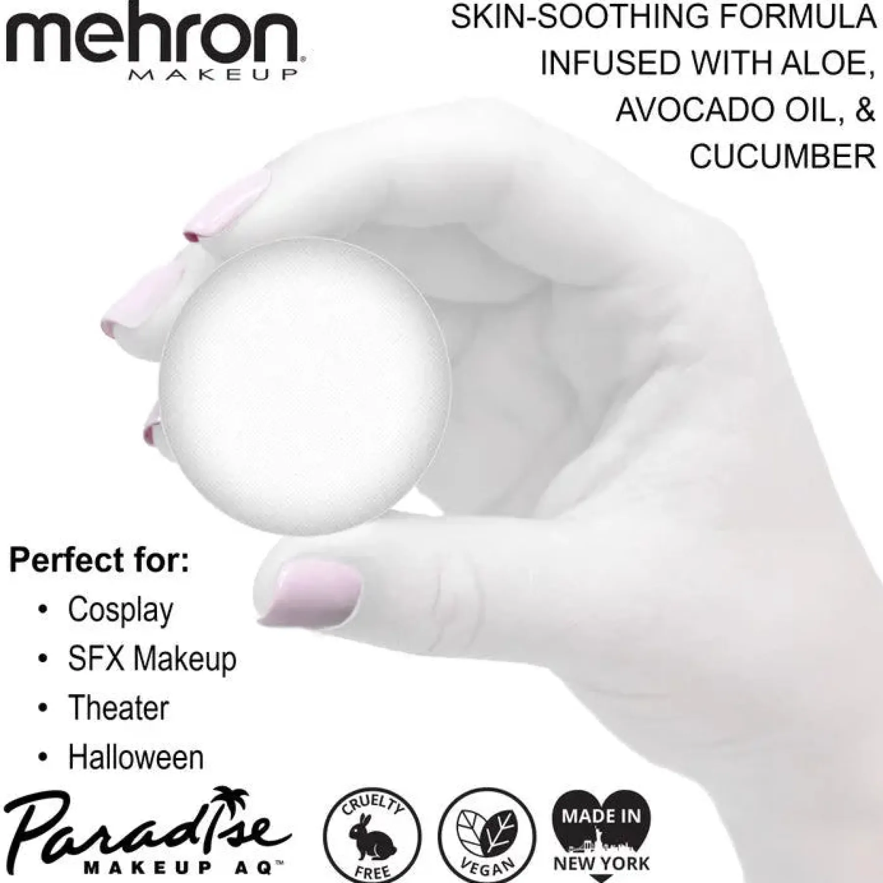 Outlet Paradise Makeup AQ White Spezialeffekte Make-Up