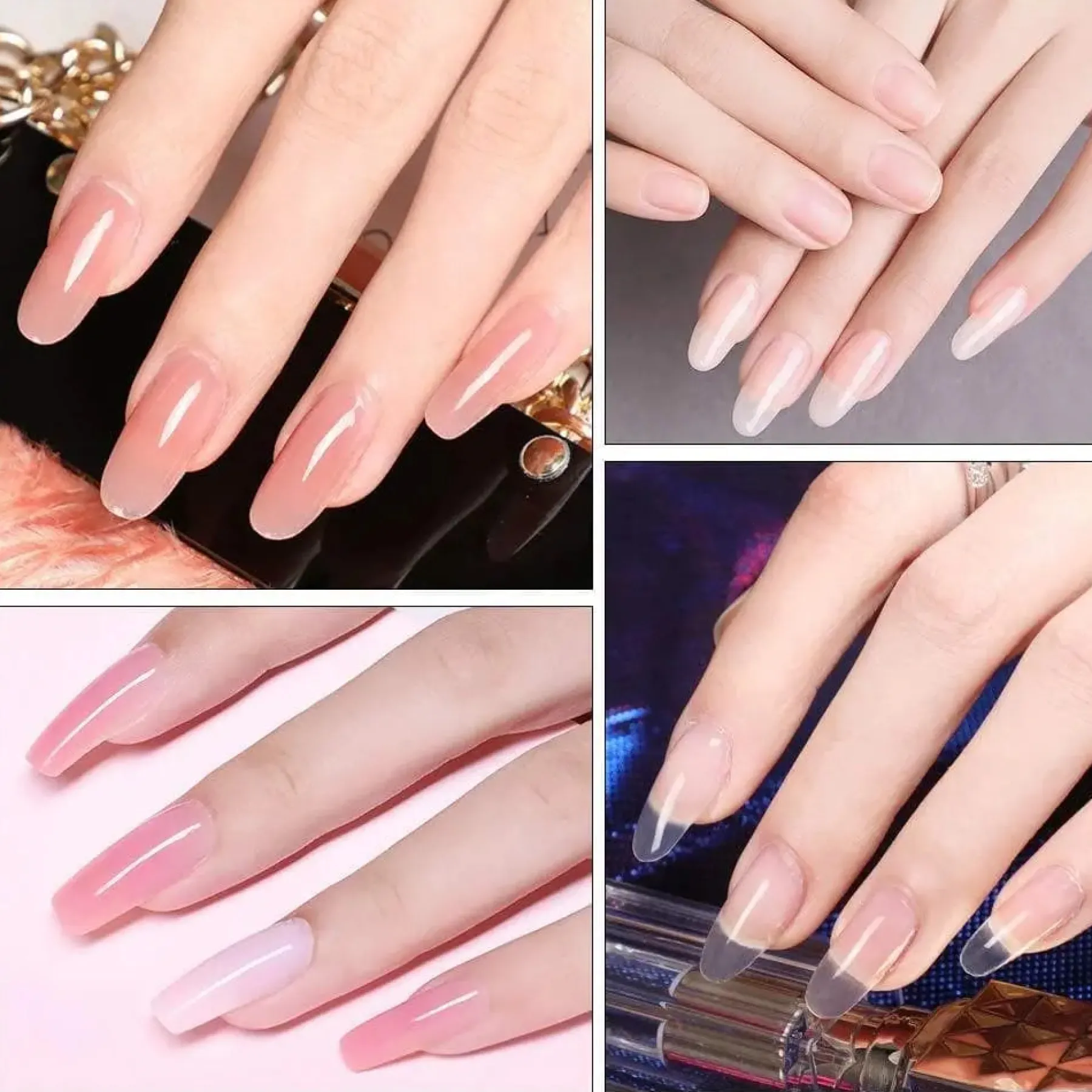 Clearance 120pcs Extension Gel Dual Forms Full Cover Künstliche Nägel