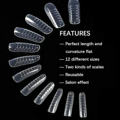Clearance 120pcs Extension Gel Dual Forms Full Cover Künstliche Nägel