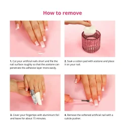 Best 24 pcs Press On Nails Dripping Gold Künstliche Nägel