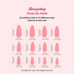 Best 24 pcs Press On Nails Dripping Gold Künstliche Nägel