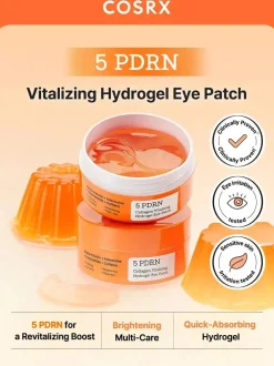 Hot 5 PDRN Collagen Vitalizing Hydrogel Eye Patch Hauptzutat|Gesichtsmasken