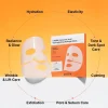 Outlet 5 PDRN Hyaluronic Acid Vital Hydrating Hydrogel Mask 3-Pack Korean Skincare Routine|Gesichtsmasken