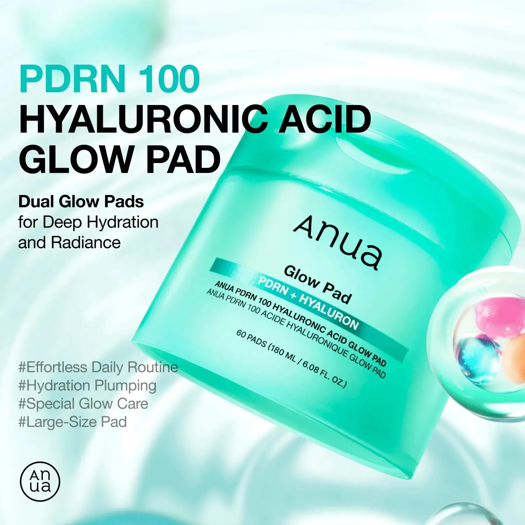 Best PDRN Hyaluronic Glow Pad Hauptzutat|Toner Pads