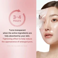 New Pdrn Pink Collagen Gel Mask Hauptzutat|Gesichtsmasken