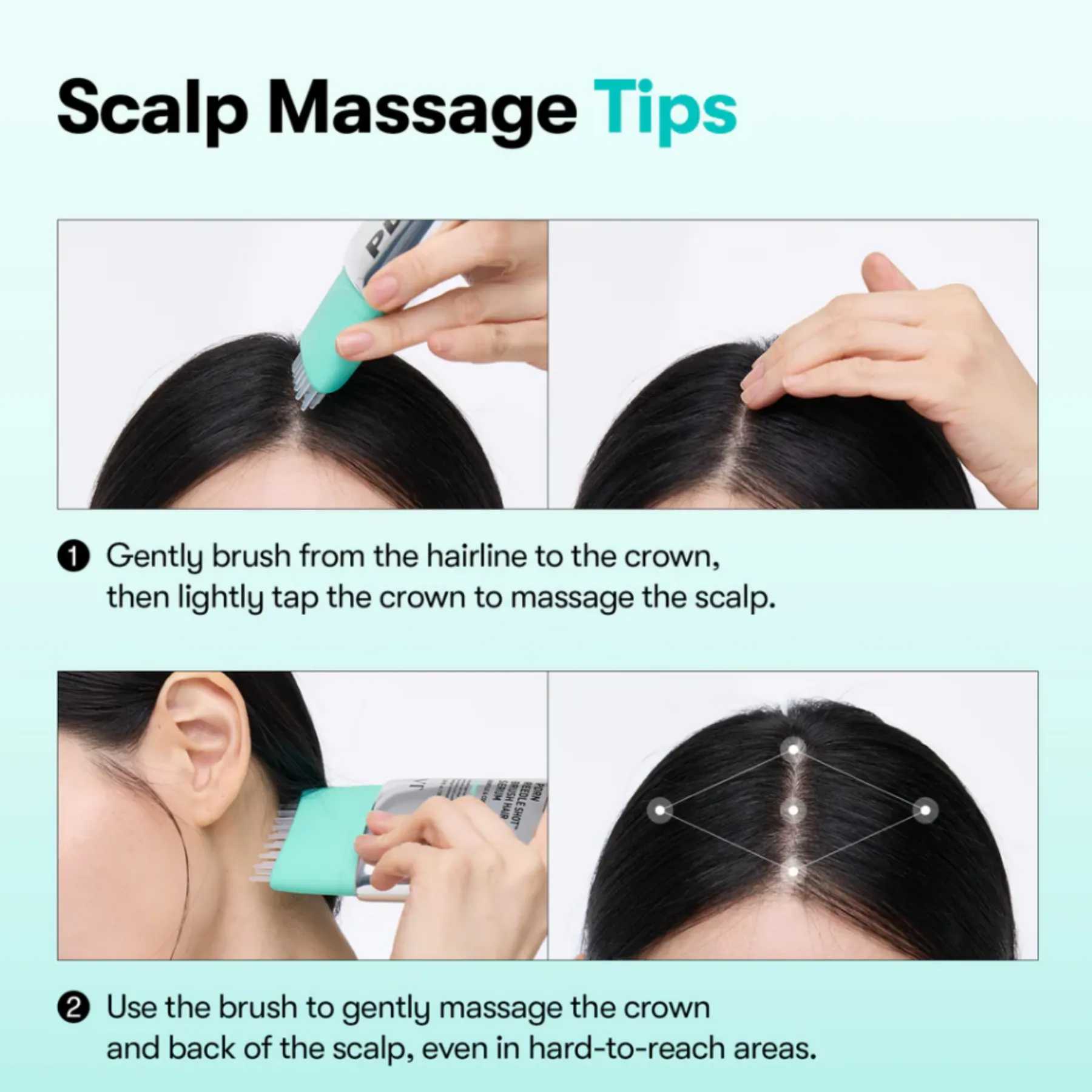Best PDRN Reedle Shot Brush Hair Serum Korean Haarpflege|Hauptzutat