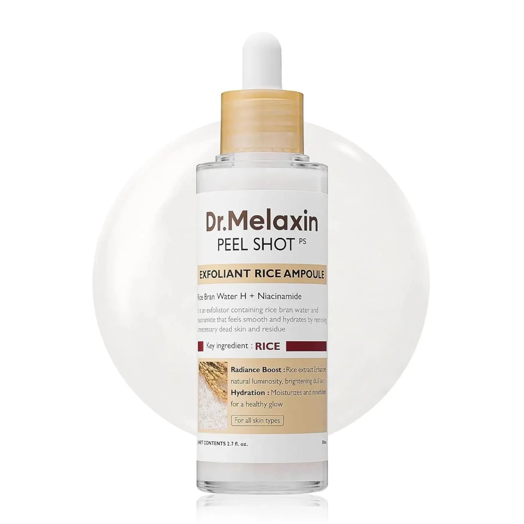 Hot Peel Shot Exfoliant White Rice Ampoule Hauptzutat|Ampoules