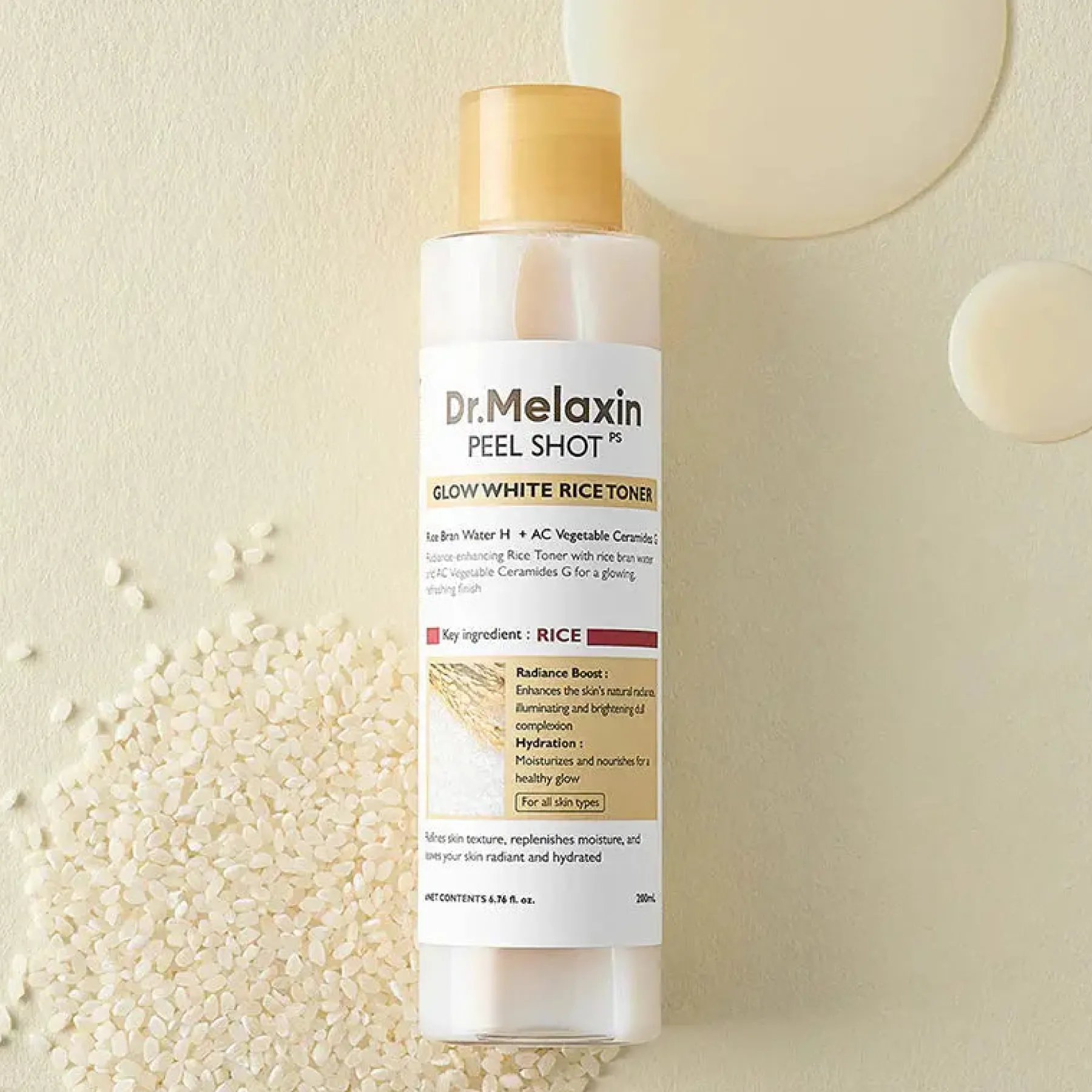 Online Peel Shot Glow White Rice Toner Hauptzutat|Vegan Pflege