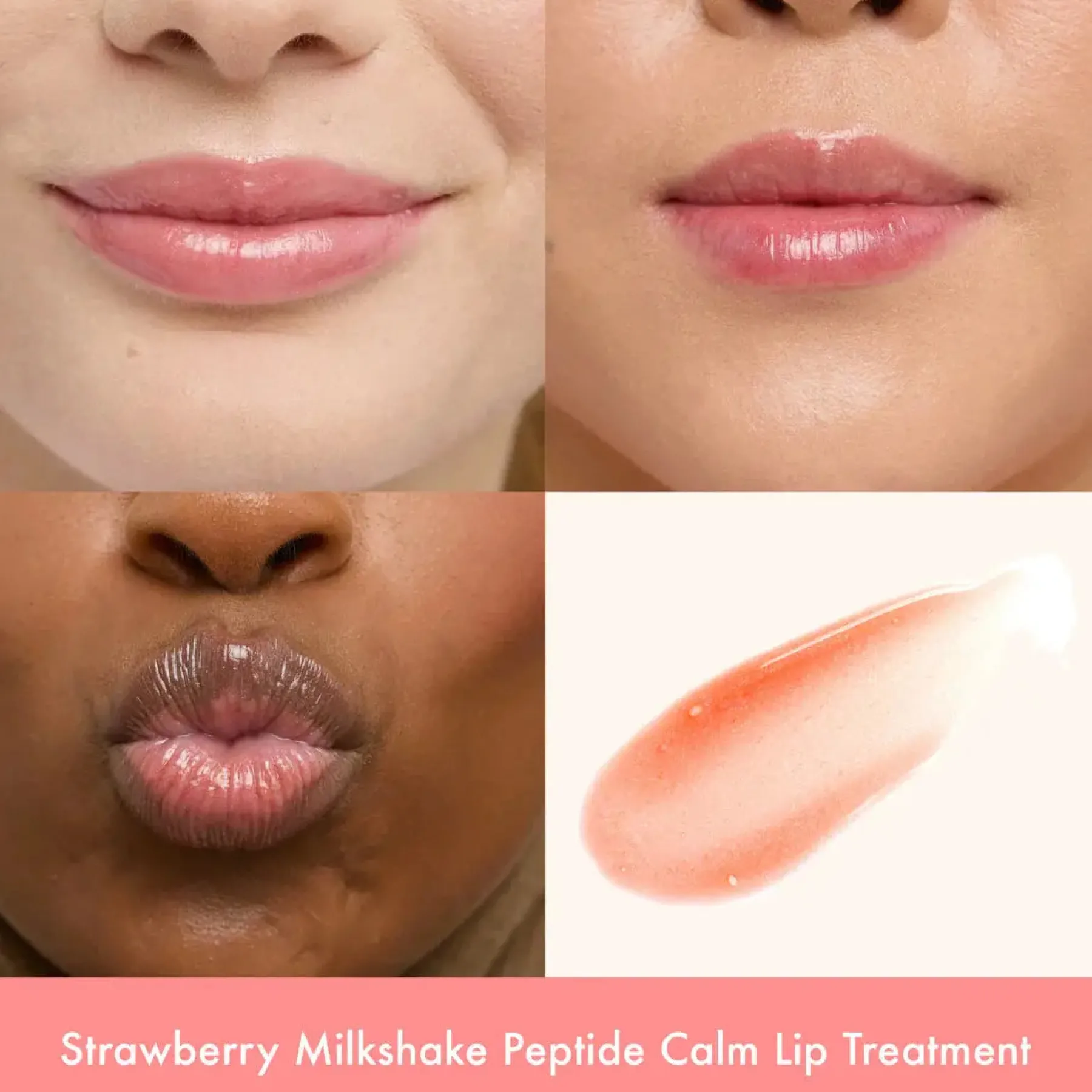 Discount Peptide Calm Lip Treatment Strawberry Milkshake Lipgloss|Hauptzutat