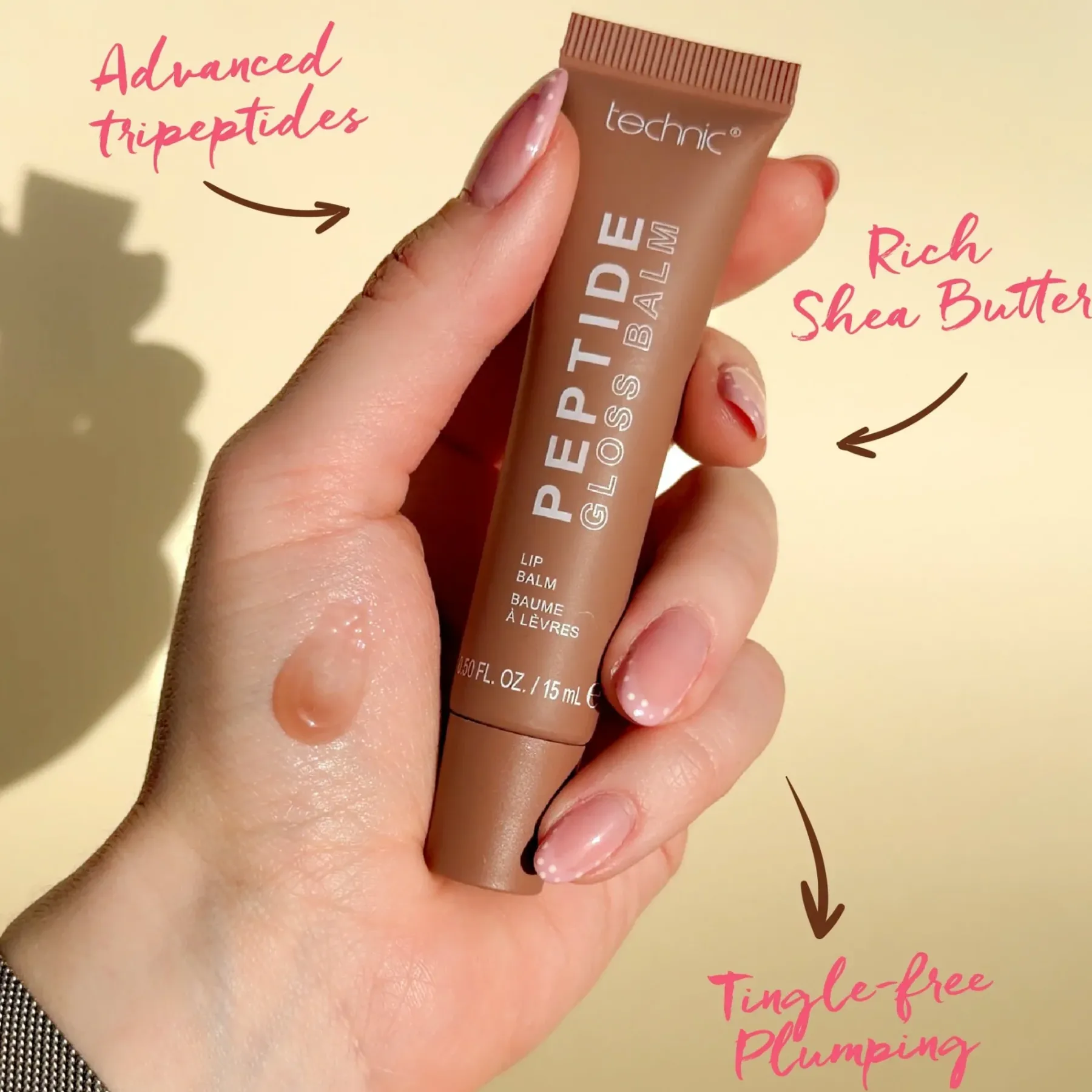 Clearance Peptide Gloss Lip Balm Skinny Latte Vegan Pflege|Lippenbalsam
