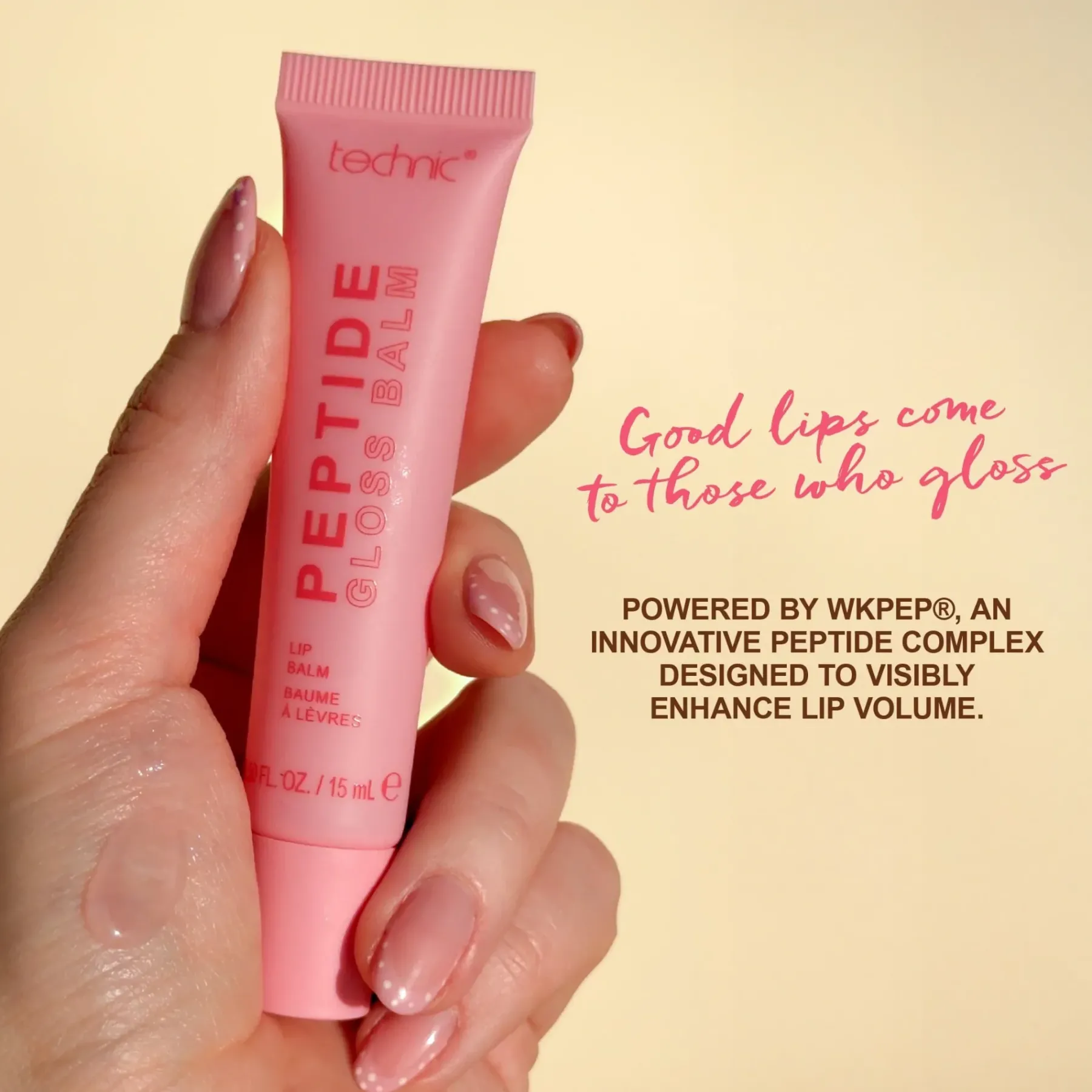Peptide Gloss Lip Balm Sugar Syrup Vegan Pflege|Lippenbalsam